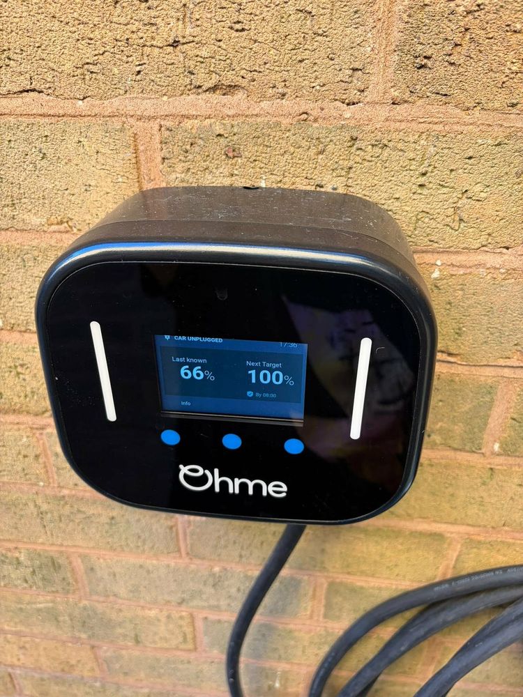 Scheduled charging set up on handover